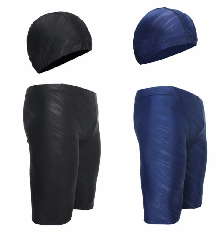 Kev sib tw Swimwear Rau Cov Txiv Neej Sib Tw Dej Da Dej Professional Sportwear OEM Hoobkas
